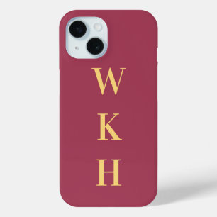 Stilvolle Monogram-Initials Case-Mate iPhone Hülle