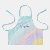 Stilvolle Monogram-Kinder Schürze (Vorderseite)