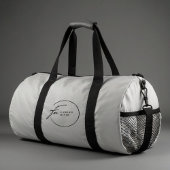 Stilvolle Monogram Minimalistisch Duffle Bag