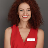 Stilvolle Monogram, moderne Minimal-White-Gold-Scr Namensschild