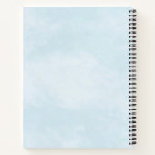 Stilvolle Monogram Pink Botanical Peonies Elegant Notizblock (Rückseite)