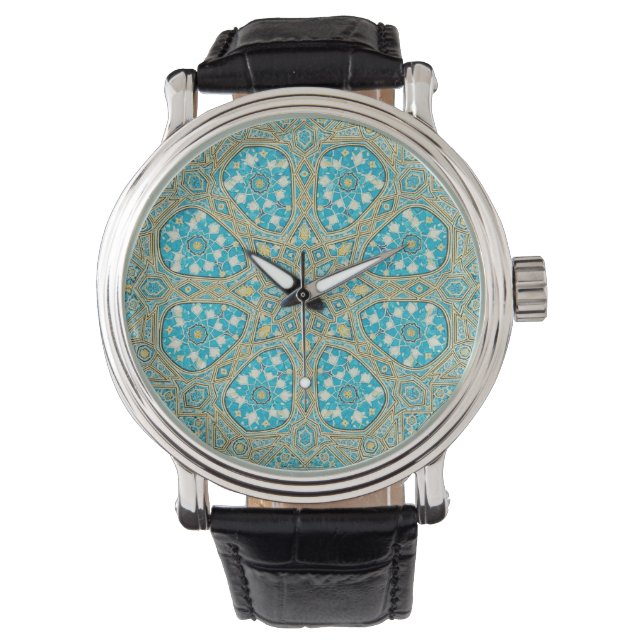 stilvolle Mosaikkuppel Armbanduhr (Vorderseite)