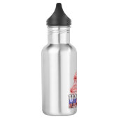 Stilvolle Moskauer Wasserflasche der Russischen Fö (Links)
