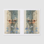 Stilvolle Moth-Blume Moderne Decoupage L&R 148 Seidenpapier (Vorderseite)