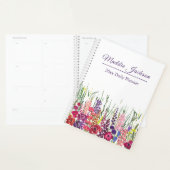 Stilvolle Multiflorale Drop mit Namensanpassung Planer (Anzeige)