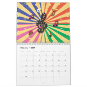 Stilvolle Musik und musikalische Notizen Kalender (Feb 2027)