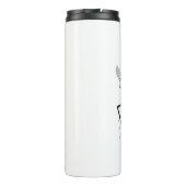 Stilvolle Musiknoten Trendy Cool Travel Gift Thermosbecher (Rückseite)