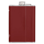 Stilvolle Musiknoten Trendy Coole Geschenke Person Flachmann (Rückseite)