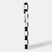 Stilvolle Musiknoten und Instrumente Schwarz-weiß Case-Mate iPhone Hülle (Rückseite / Links)