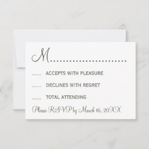 Stilvolle Mustache and Lips UAWG RSVP Karte