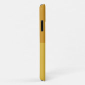 Stilvolle Mustard Yellow Geometric Modern Monogram Case-Mate iPhone Hülle (Hinten/Rechts)