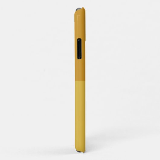 Stilvolle Mustard Yellow Geometric Modern Monogram Case-Mate iPhone Hülle (Hinten/Rechts)