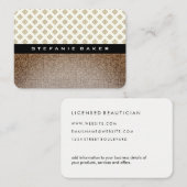 Stilvolle Muster Visitenkarte (Vorne/Hinten)