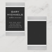 Stilvolle Muster Visitenkarte (Vorne/Hinten)