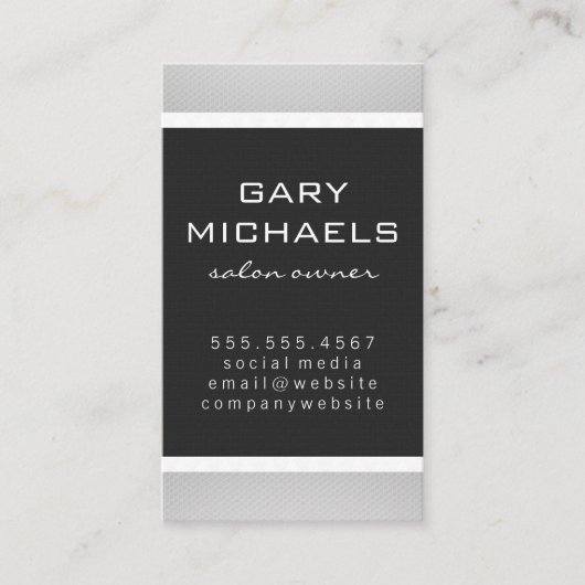 Stilvolle Muster Visitenkarte (Vorderseite)