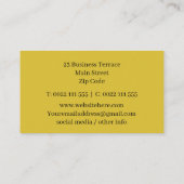 Stilvolle Nähmaschinenreparatur Visitenkarte (Rückseite)