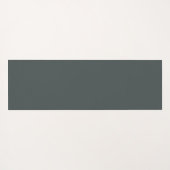 Stilvolle Namaste Pink Gray Typographic Yoga Mat Yogamatte (Rückseite (Horizontal))