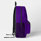 Stilvolle Name und Initialen von Skript-Schriftart Bedruckter Rucksack (Links)