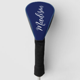 Stilvolle Navyblau-Name benutzerdefinierte handges Golf Headcover