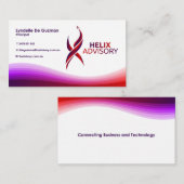 Stilvolle Nebengeschäft 2 Karte (Vorne/Hinten)