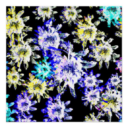 Stilvolle Neon Art. Jetzt kaufen Poster (Vorderseite)