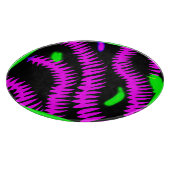 Stilvolle Neon Patterns Art Schneidebrett (Ecke)