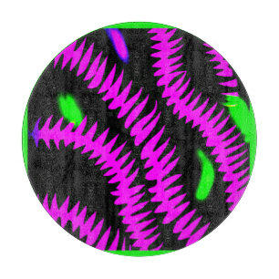 Stilvolle Neon Patterns Art Schneidebrett