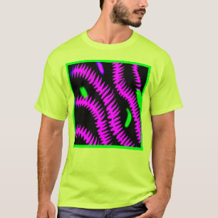Stilvolle Neon Patterns Art T-Shirt