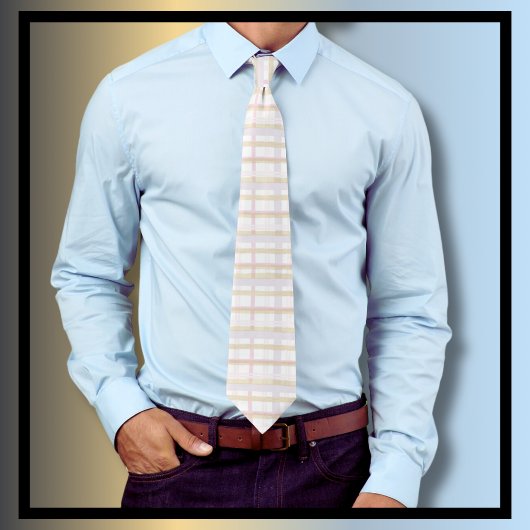 Stilvolle, neutrale Farbpalette Krawatte