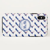 Stilvolle NEW ZEALAND Monogram Überall Life Case-Mate iPhone Hülle (Rückseite (Horizontal))