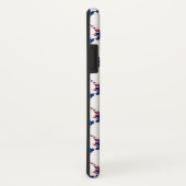 Stilvolle NEW ZEALAND Monogram Überall Life Case-Mate iPhone Hülle (Hinten/Rechts)