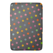 Stilvolle Niedliche moderne graue, mehrfarbige Pol Badematte (Vorderseite Vertikal)