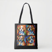 Stilvolle Niedliche Welpen Tasche (Vorderseite)