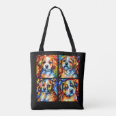 Stilvolle Niedliche Welpen Tasche (Rückseite)