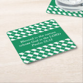 Stilvolle NIGERIA FLAG Rechteckiger Pappuntersetzer (angewinkelt)