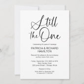 Stilvolle noch die einmalige Wetter-Erneuerung Einladung (Vorderseite)