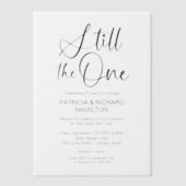 Stilvolle noch die einmalige Wetter-Erneuerung Pergament Einladungen (Vorderseite)