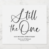 Stilvolle noch die einmalige Wetter-Erneuerung Schaumweinetikett (Einzelnes Label)