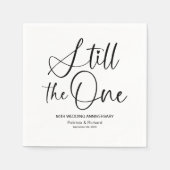 Stilvolle noch die einmalige Wetter-Erneuerung Serviette (Vorderseite)