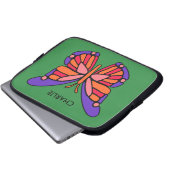Stilvolle Notebook-Ärmel für den Butterfly-individ Laptopschutzhülle (Vorne Knopf)