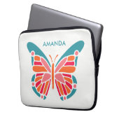 Stilvolle Notebook-Ärmel für den Butterfly-individ Laptopschutzhülle (Vorderseite Links)