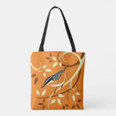 Stilvolle Nuthatch Art Tasche (Rückseite)