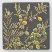 Stilvolle Olive Branch Untersetzer (Vorderseite)