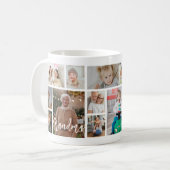 Stilvolle Oma 15-Foto-Collage Kaffeetasse (Vorderseite Links)