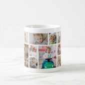 Stilvolle Oma 15-Foto-Collage Kaffeetasse (Mittel)