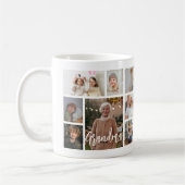 Stilvolle Oma 15-Foto-Collage Kaffeetasse (Links)