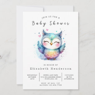 Stilvolle Online-Baby-Dusche Einladung