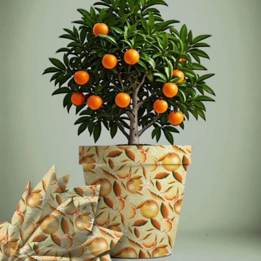 Stilvolle Orange Grove Minze Seidenpapier