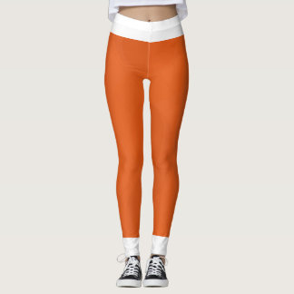 Stilvolle orange Sportbekleidung Leggings