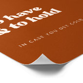 Stilvolle Orange, um Hochzeitsschuhe zu haben und Poster (Ecke)